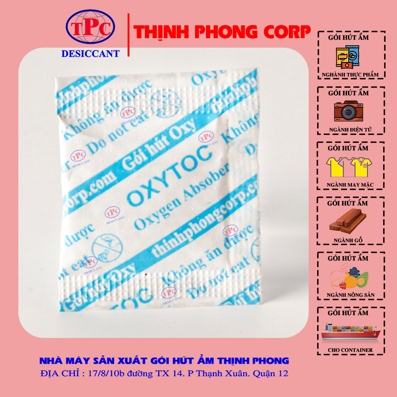 Hàng Chính Hảng - Túi Hút Ẩm, Gói hút khí Oxy 30cc ( 1 Túi = 200 gói )