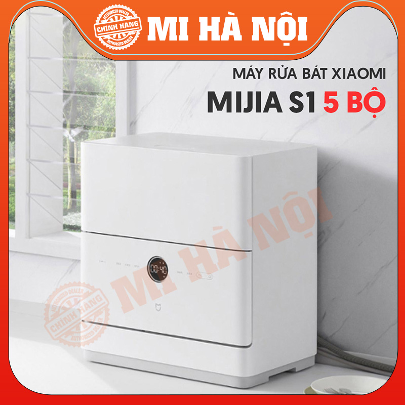 Máy Rửa Bát Xiaomi Mijia S1 5 Bộ – Khử trùng 99,9%, tiêu thụ nước ít hơn 85% rửa tay - Hàng chính hãng