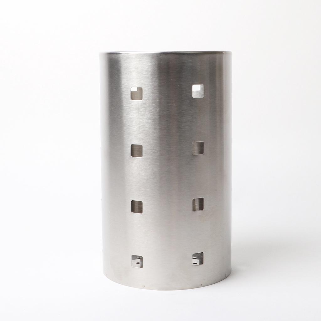Ống đựng muỗng đũa inox dạng tròn có lỗ thông thoáng ráo nước cao cấp