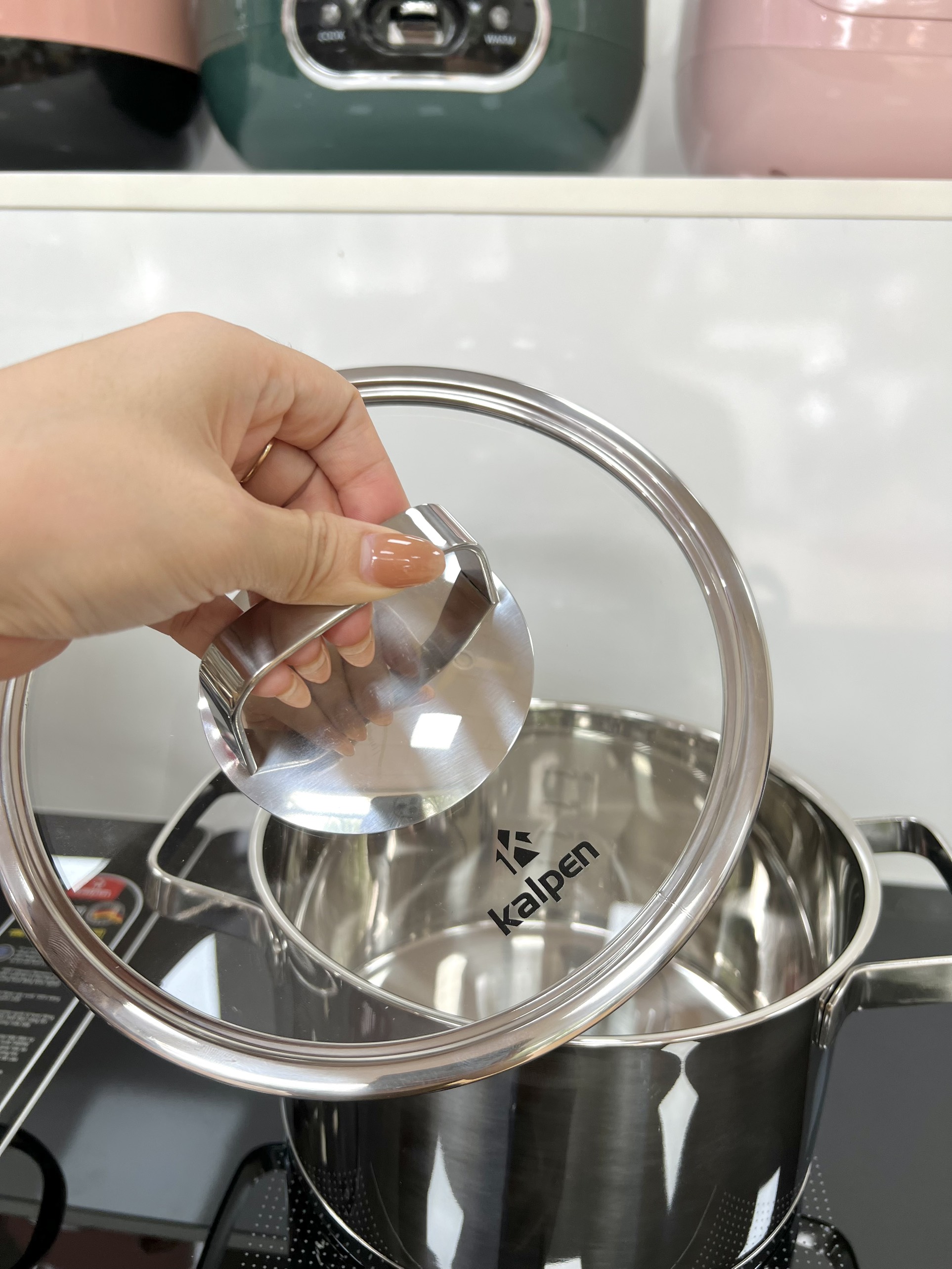 Bộ Nồi INOX 304 Cao Cấp 5 Mendy MD1 Size 16-20-24 Hàng Chính Hãng KALPEN-GIA DỤNG ĐỨC Bảo Hành 2 Năm