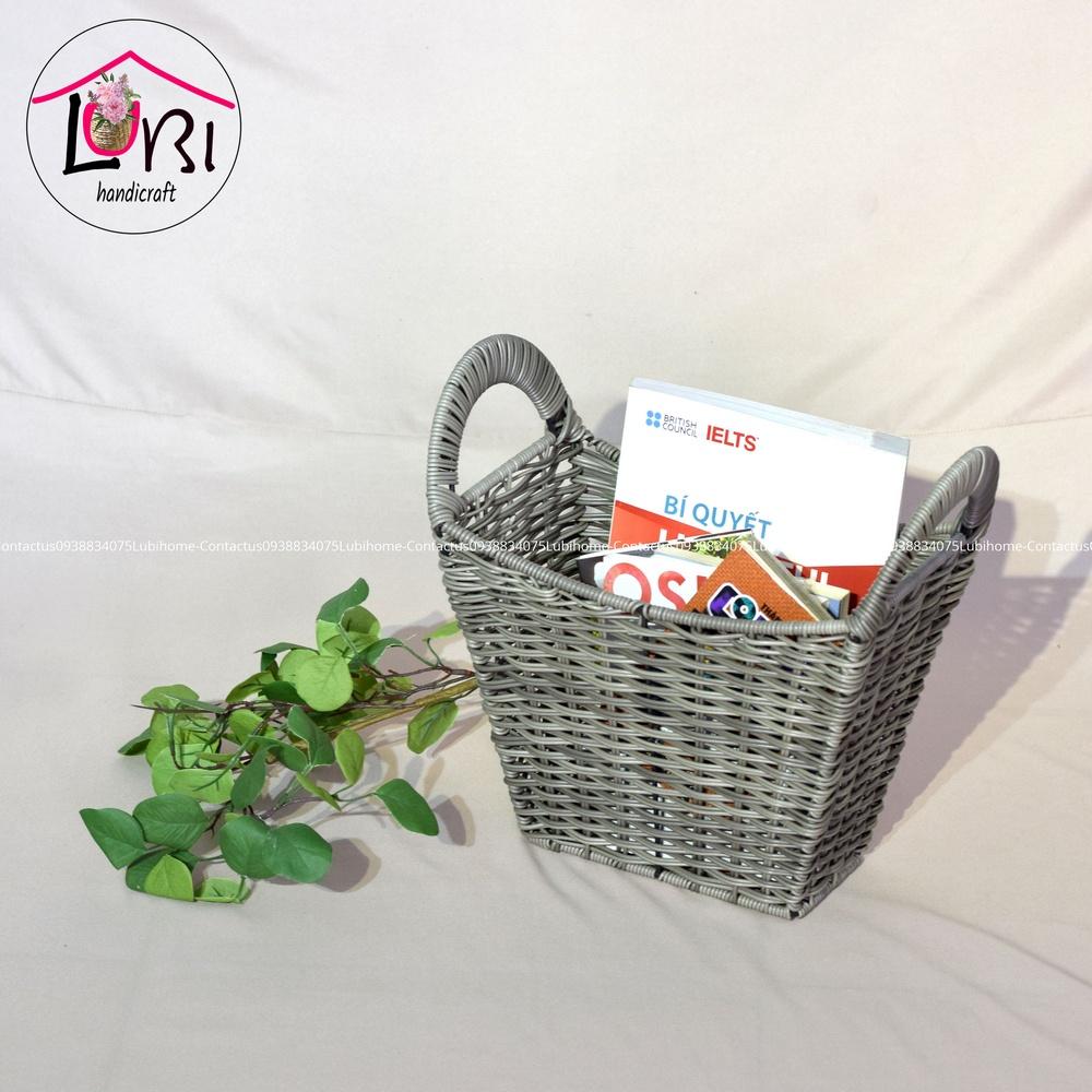 - Sọt đựng đồ  đan dây nhựa cao cấp - siêu bền đẹp