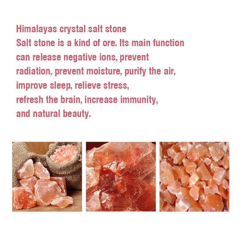 Di Động Pha Lê Aromatheraphy Máy Tạo Độ Ẩm Không Dây Tinh Máy Khuếch Tán Tinh Dầu LED Muối Himalaya Thoáng Mát Sương Máy Phun Sương Tạo Độ Ẩm