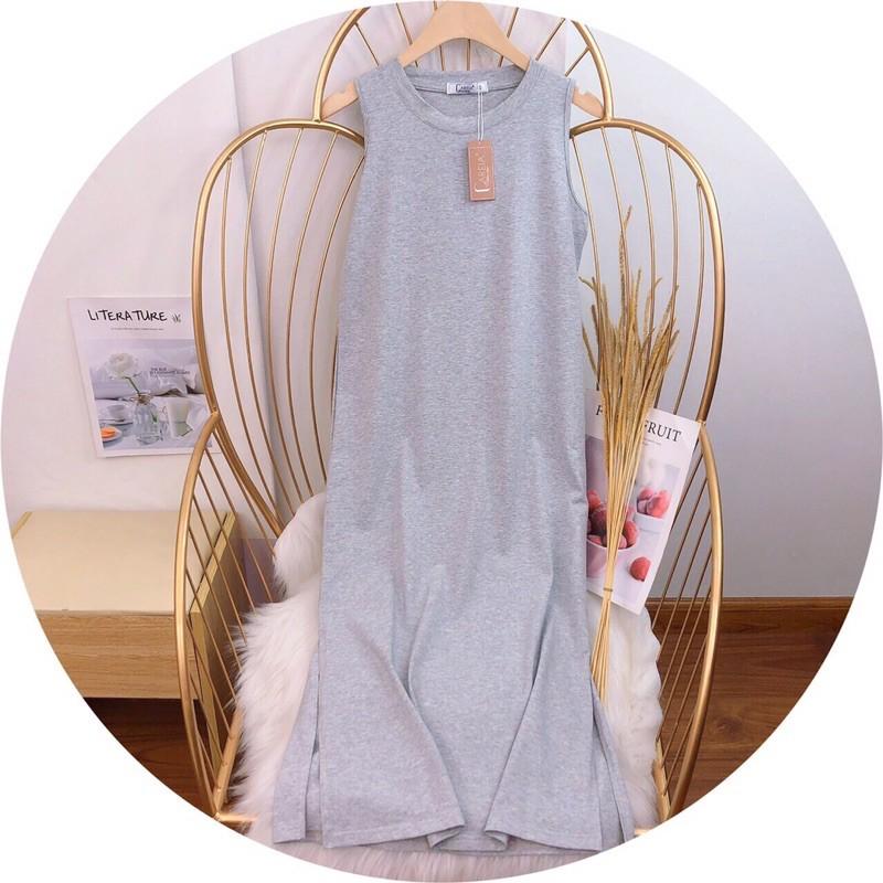 Đầm thun cotton sát nách xịn xò