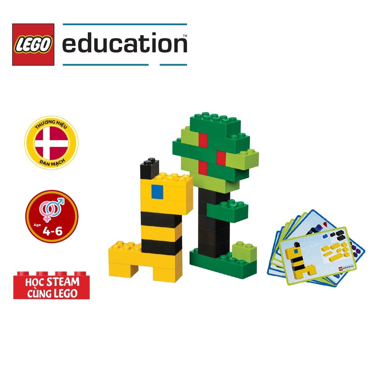 Bộ Xếp Hình LEGO EDUCATION Bộ Gạch Sáng Tạo 45020 (1000 Mảnh Ghép)