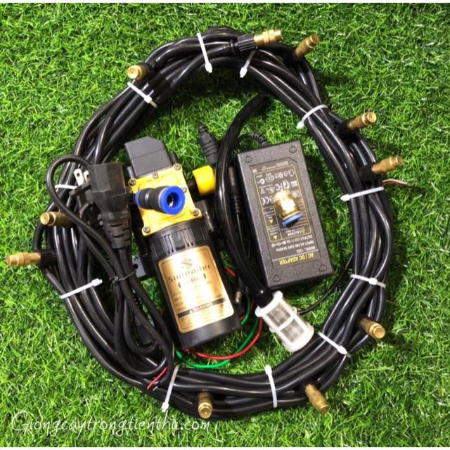 BỘ MÁY BƠM MINI 10 BÉC PHUN SƯƠNG
