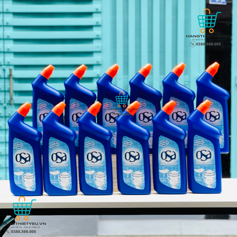 Nước Tẩy Toilet OSA Siêu Đậm Đặc 500g - 900g (12 chai/thùng)