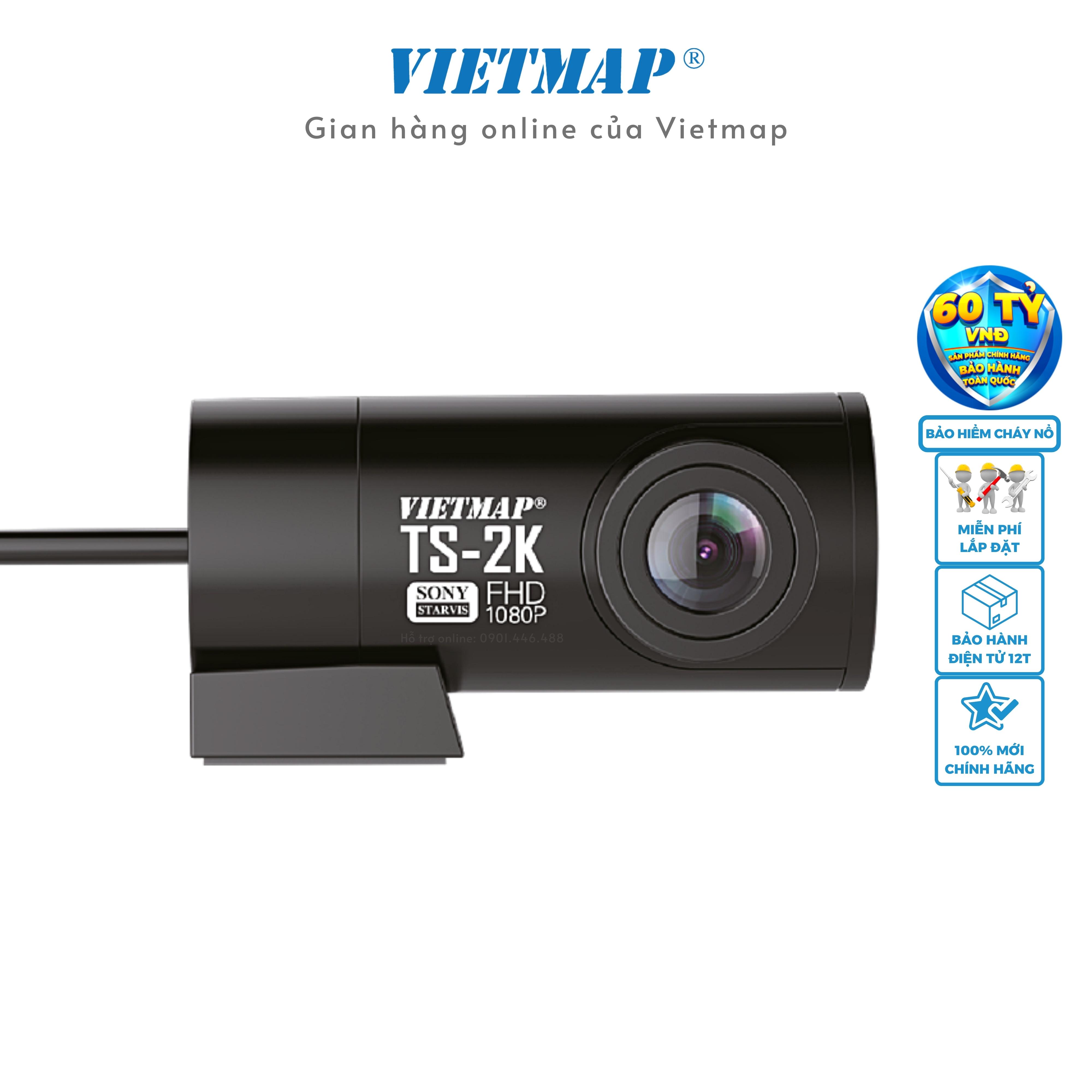 Vietmap TS-2K - Camera hành trình Cảnh báo biển báo dành cho ô tô / Camera giao thông bằng giọng nói - Hàng Chính Hãng