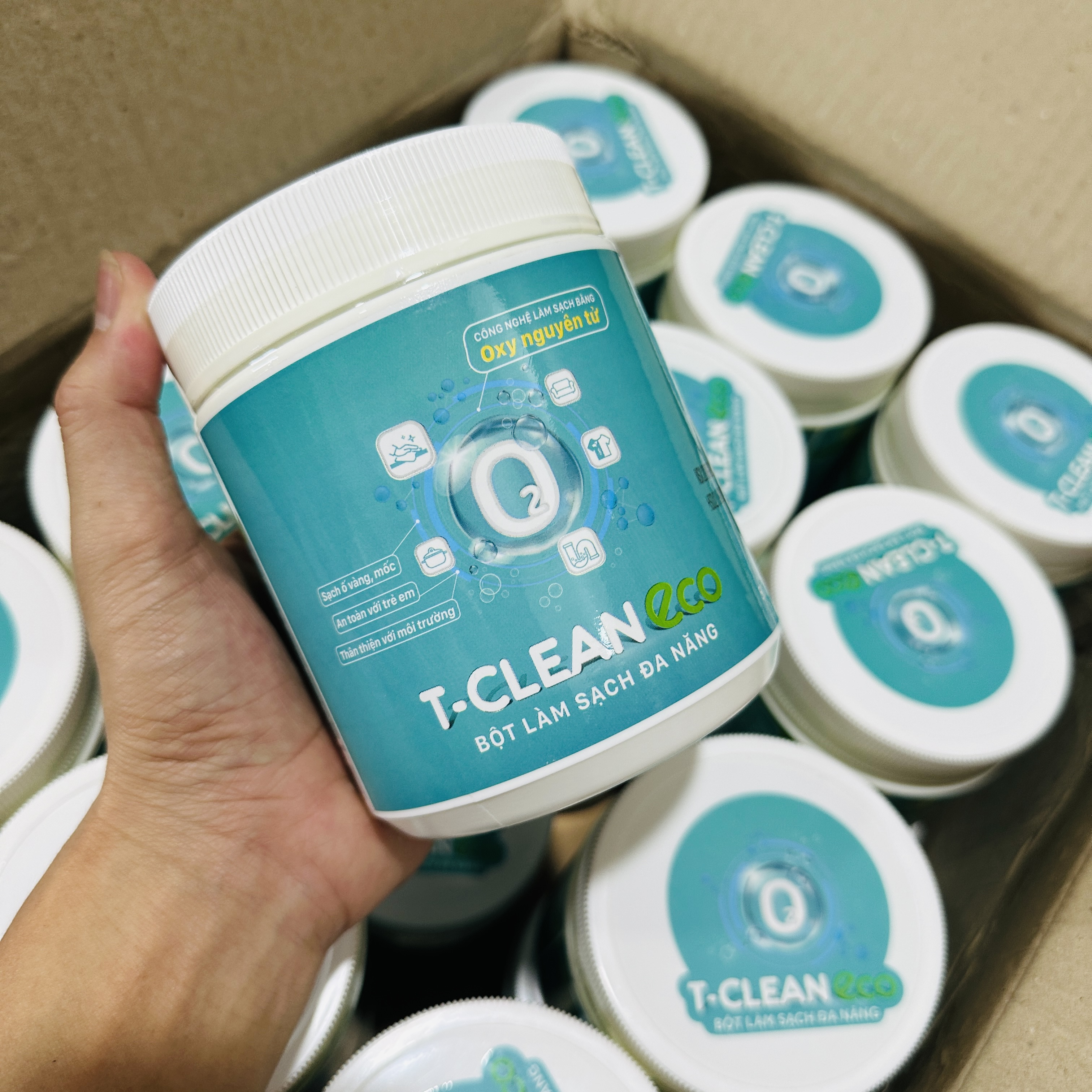Bột Làm Sạch Đa Năng T-Clean 500gr - Tẩy Ố Vàng - Bẩn Trên Nhiều Bề Mặt - Đá - Gỗ - Quần Áo