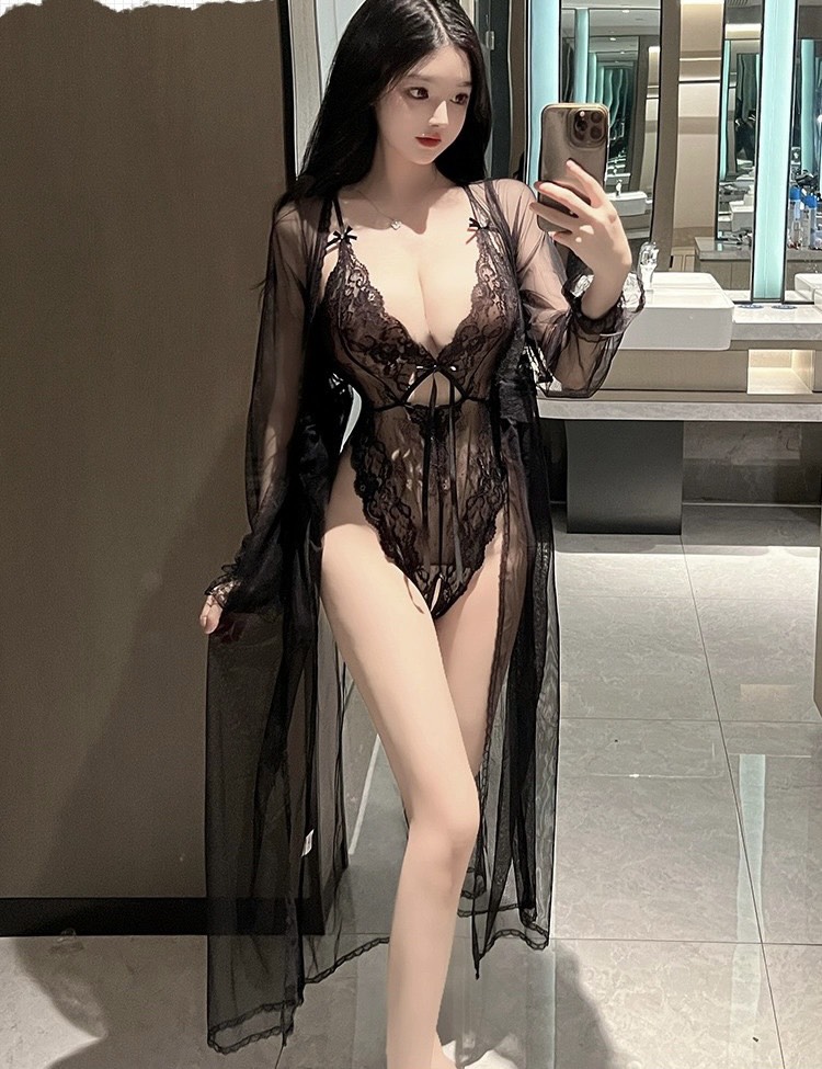 Bộ Bodysuit Phối Ren Gợi Cảm - B.Lingerie