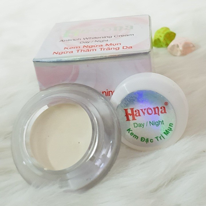 KEM TRẮNG DA NGỪA MỤN HẾT THÂM HAVONA 4