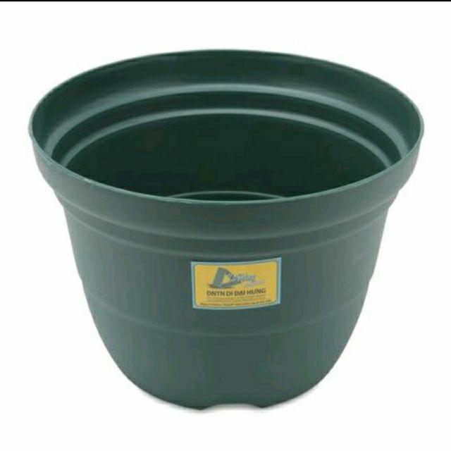 Chậu nhựa trồng cây cao cấp - KT: C15cm x R21cm