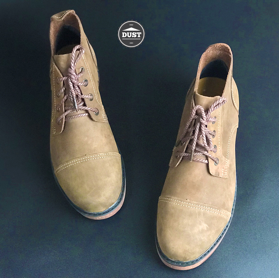 Giày nam da bò sáp ngựa điên caoc ổ redwing desert boots