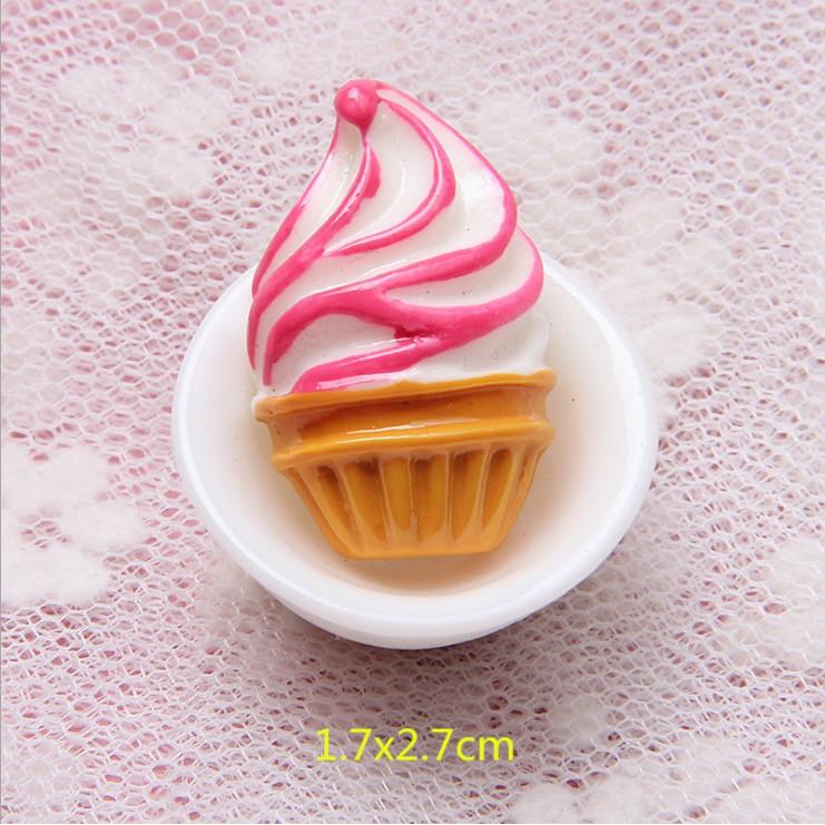 Chuyên Charm * Charm mô hình kem các loại thích hợp trang trí vỏ điện thoại, dán nam châm đính tủ lạnh, DIY
