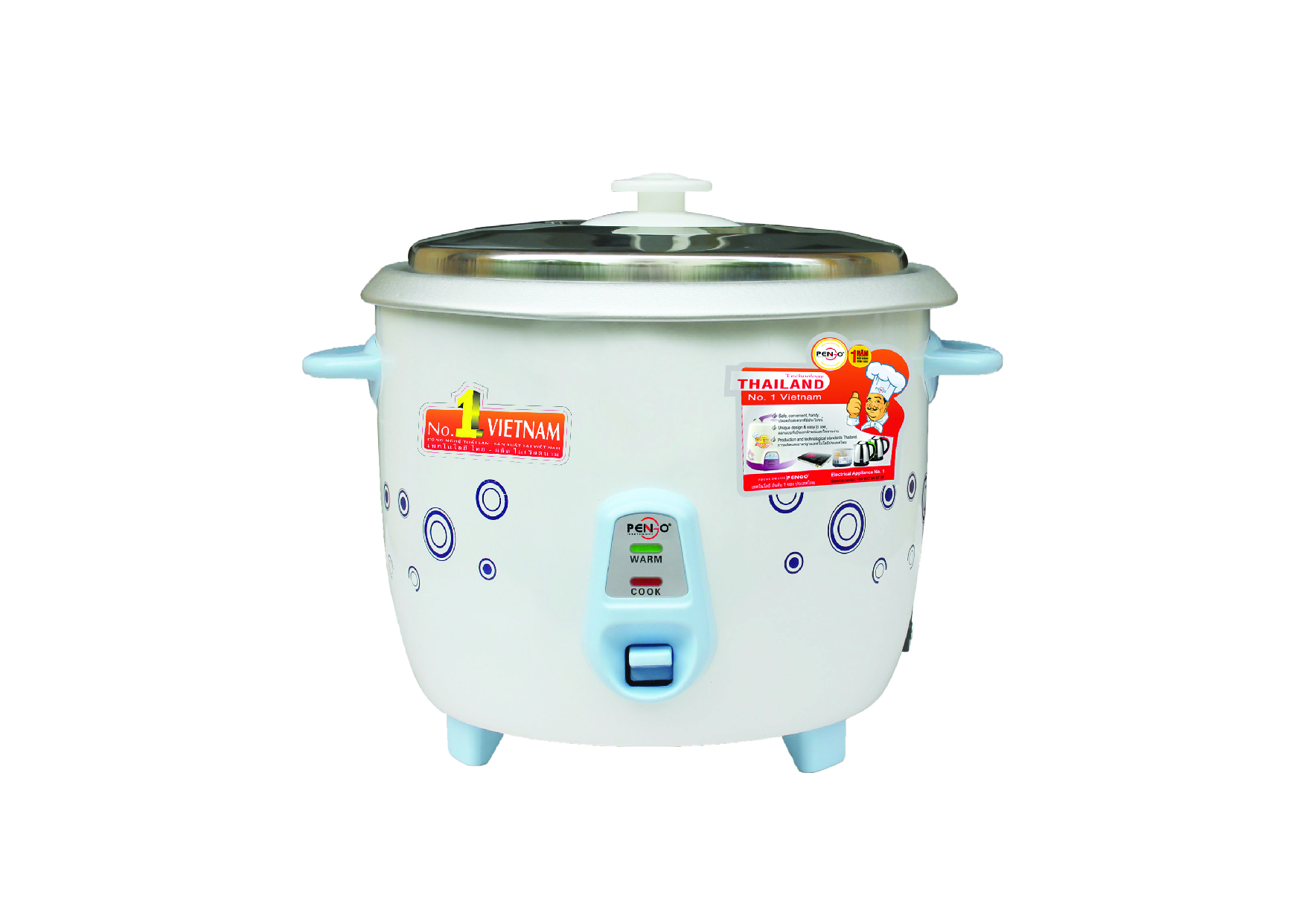 Nồi cơm điện rời 2.2L Pengo PG-722M( hàng chính hãng)