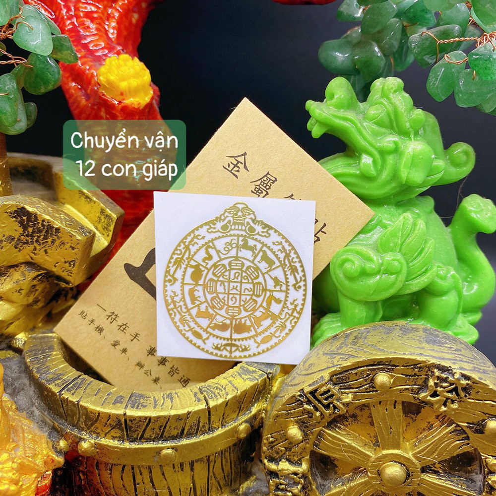 Linh Phù Dán Điện Thoại CHUYỂN VẬN 12 CON GIÁP - linh phù tài lộc hợp phong thủy, đẹp lung linh