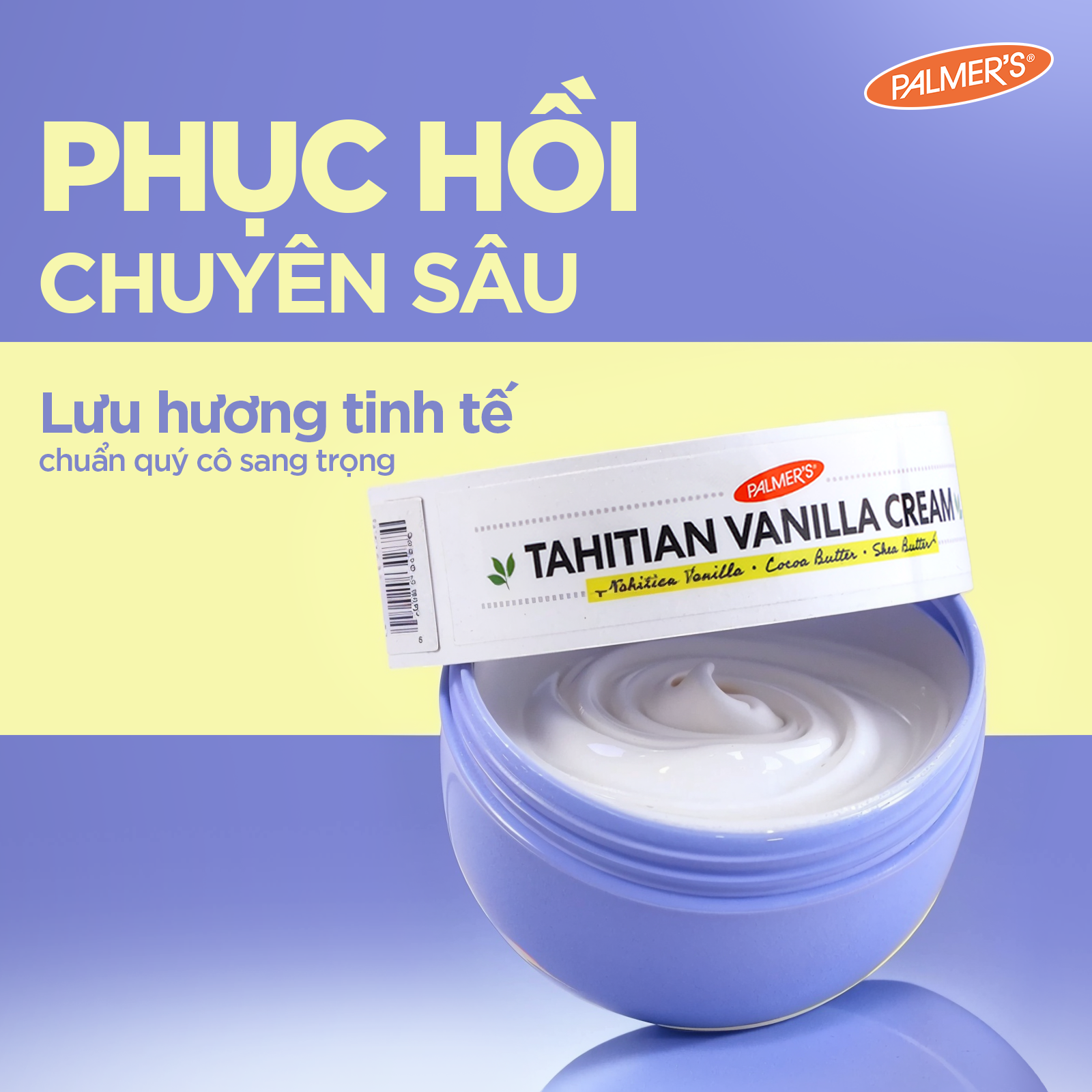 [Mới] Combo 2 Kem Dưỡng Thể Toàn Thân Palmer's Tahitian Vanilla Whipped Body Cream 250g