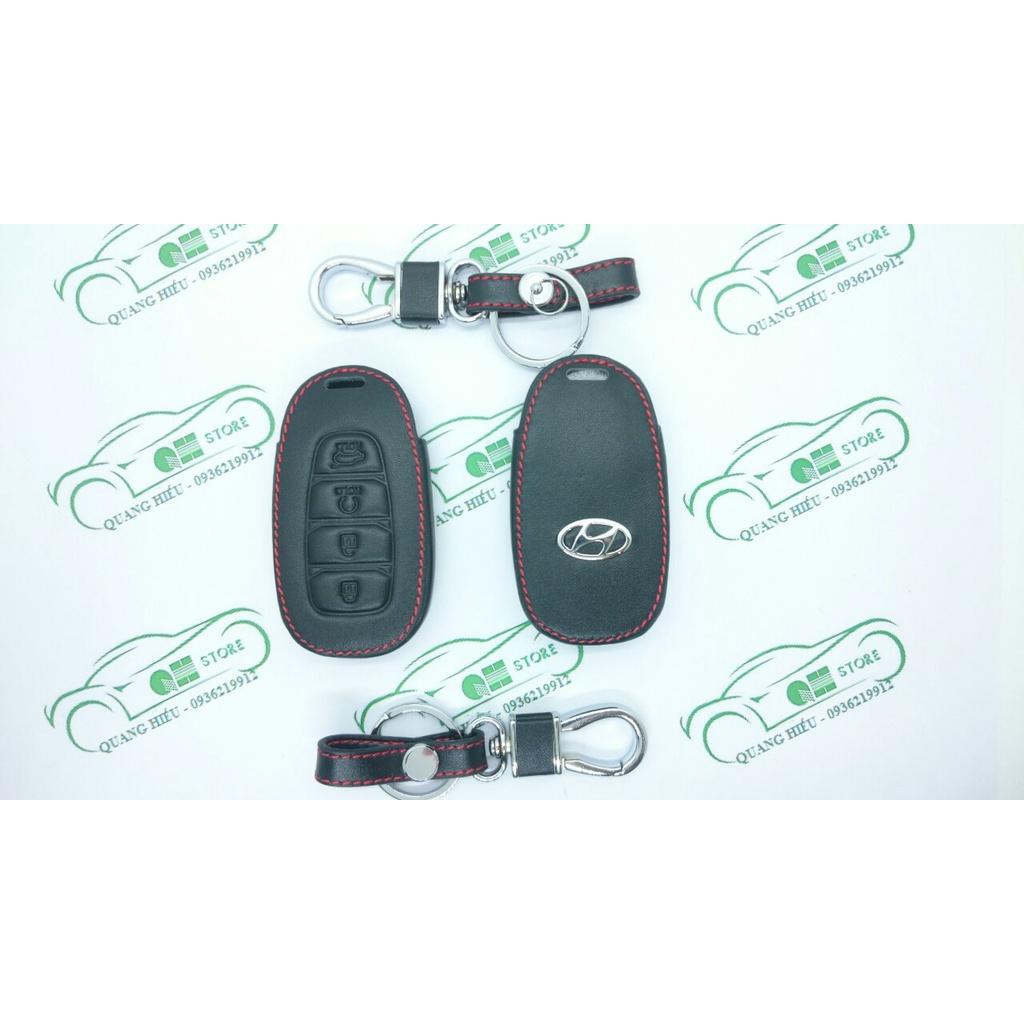 Bao Da Chìa Khóa Dành Cho Xe Hyundai Accent 2021 Logo 3D