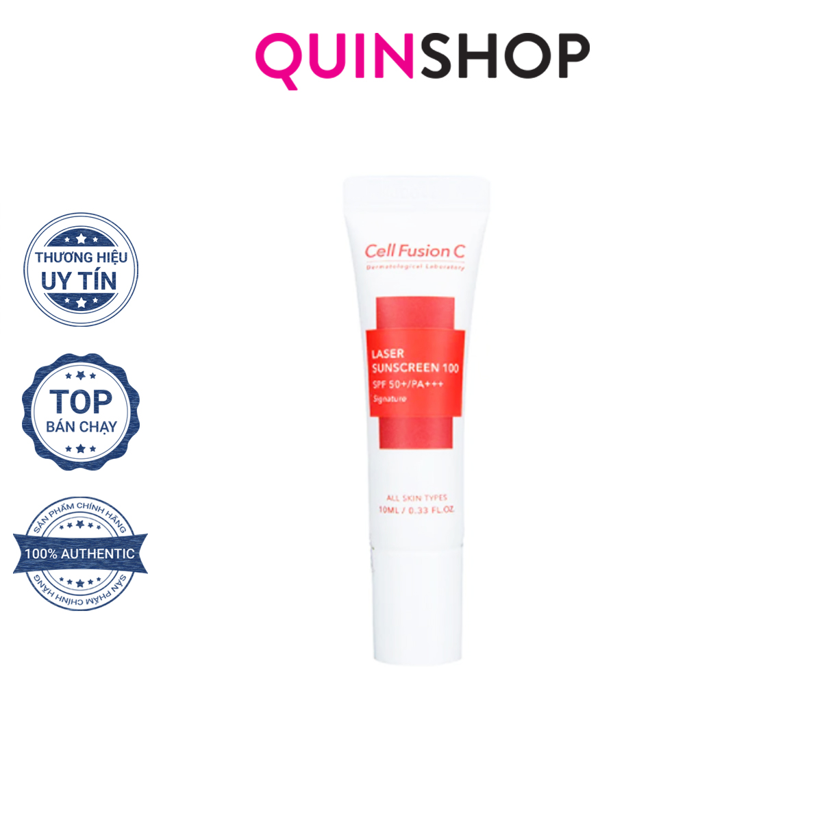 Kem Chống Nắng Cell Fusion C Laser Sunscreen 100 SPF50+/PA+++ 10ml