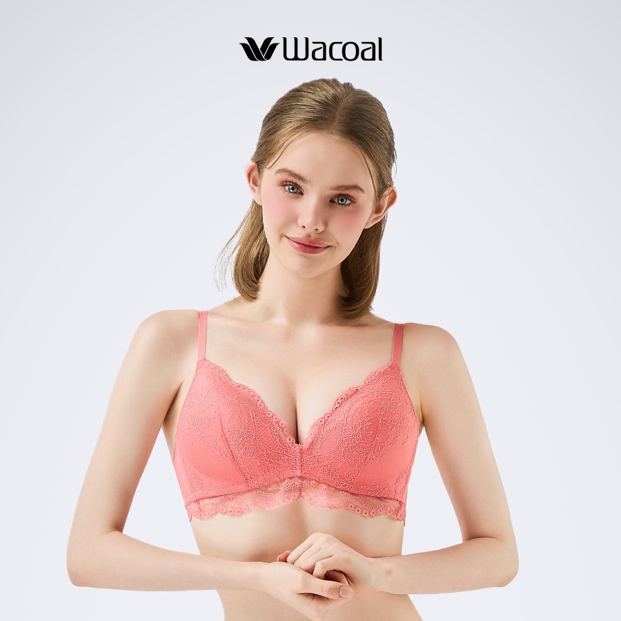 Áo lót Wacoal IPB3302 không gọng nâng vừa mút mỏng < 1cm gom ngực tạo khe bralette PB3302 68HK