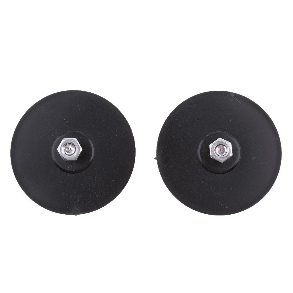 2 Pair Round Reflectors Universal for Motorcycle ATV Dirt Bike Red