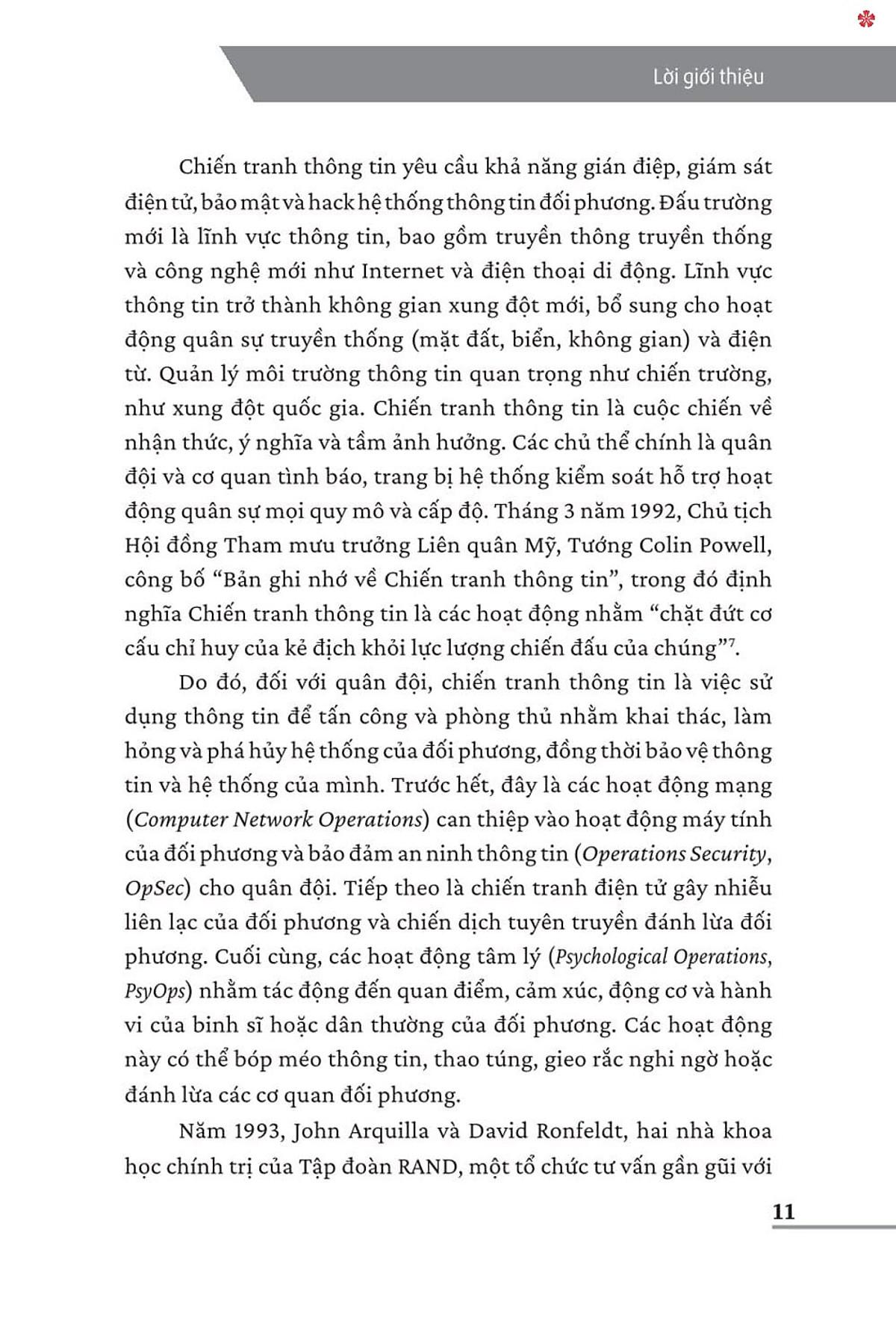 Sách - Chiến Tranh Thông Tin - Các Quốc Gia Trong Cuộc Đua Chinh Phục Tâm Trí Con Người