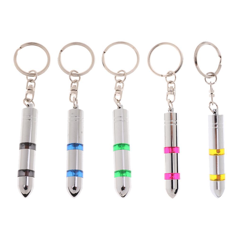 Car Mini Anti Static Electricity  Remover Key Chain Keyring Black