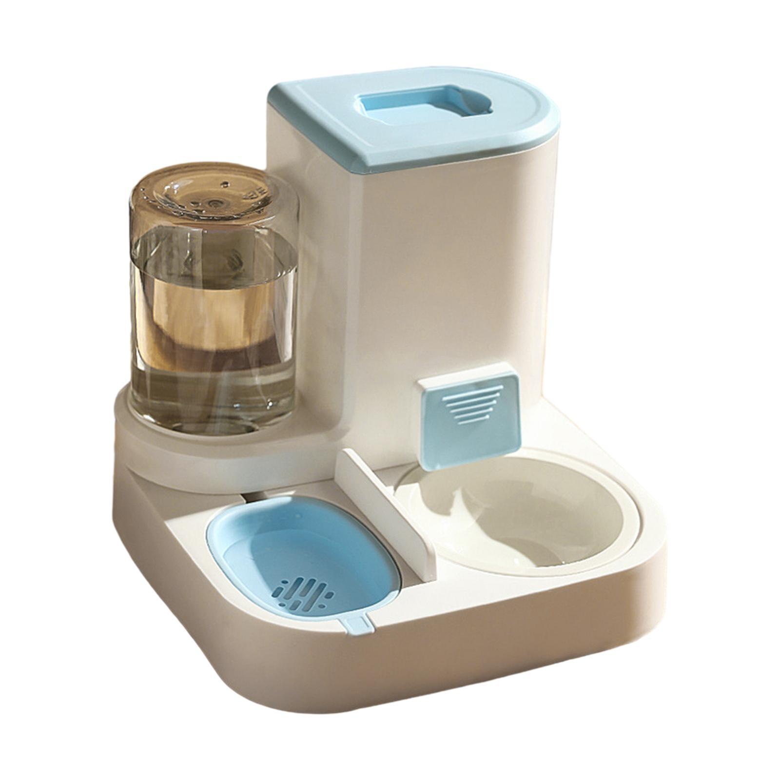 Automatic Dog Cat Feeder Feeder and Waterer Set Drinker Feeder Kitten Pet Supplies Travel Feeder and Water Dispenser Water Drinking Bowl