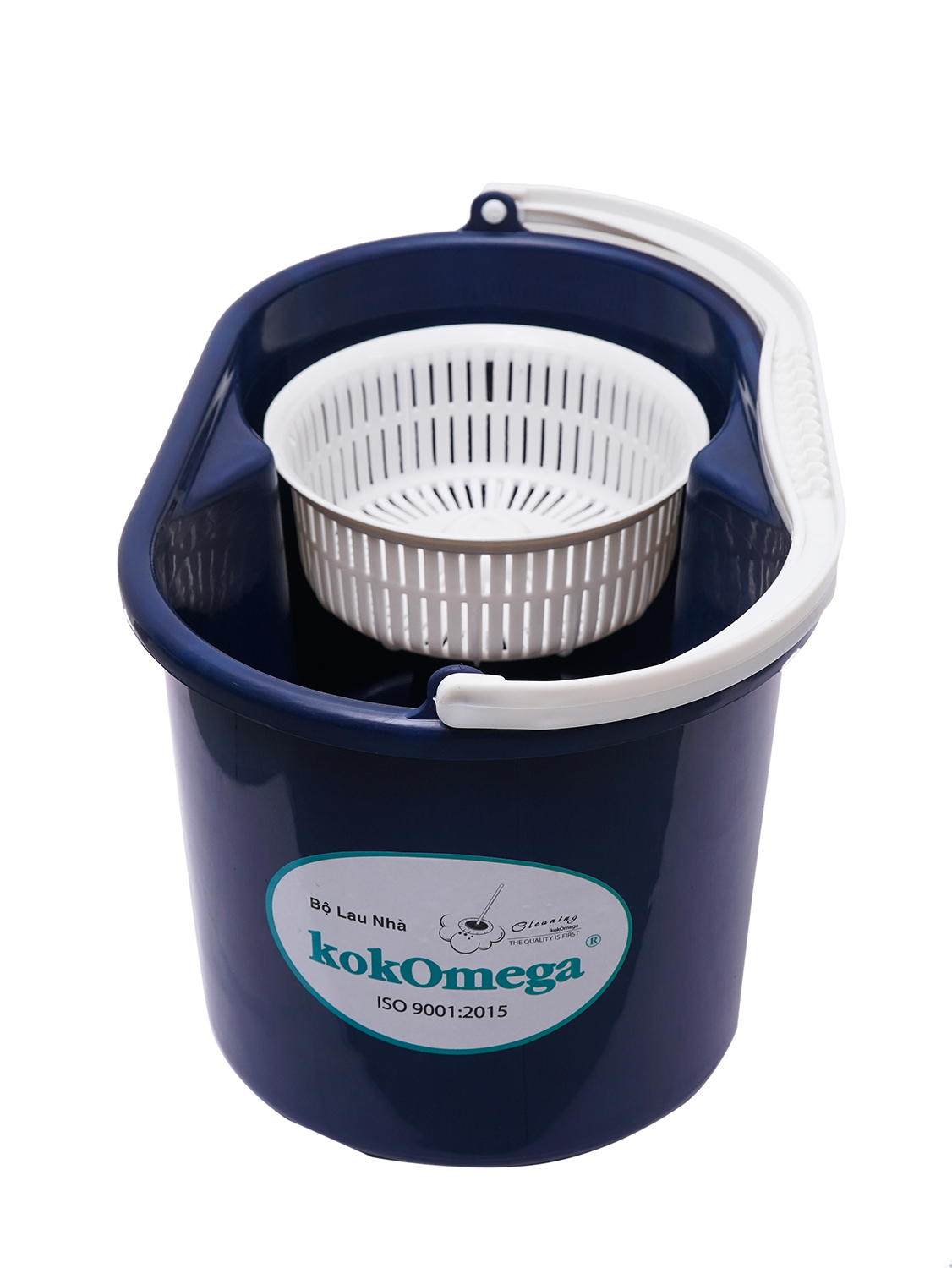 Bộ Lau Nhà Xoay 360 Độ kokOmega OMBO-06 ( Tặng 1 Bông Lau)