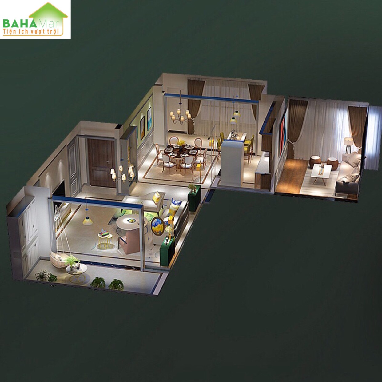 BỘ CÂY LAU NHÀ CHẬU VUÔNG PHẲNG, CÂY LAU HÌNH TRỤ ẤN XOAY TỰ ĐỘNG TÁCH NƯỚC BẨN "BAHAMAR" Nước sạch giặt giẻ lau và xoáy loại bỏ nước bẩn ra chậu ngoài một cách tách biệt luôn
