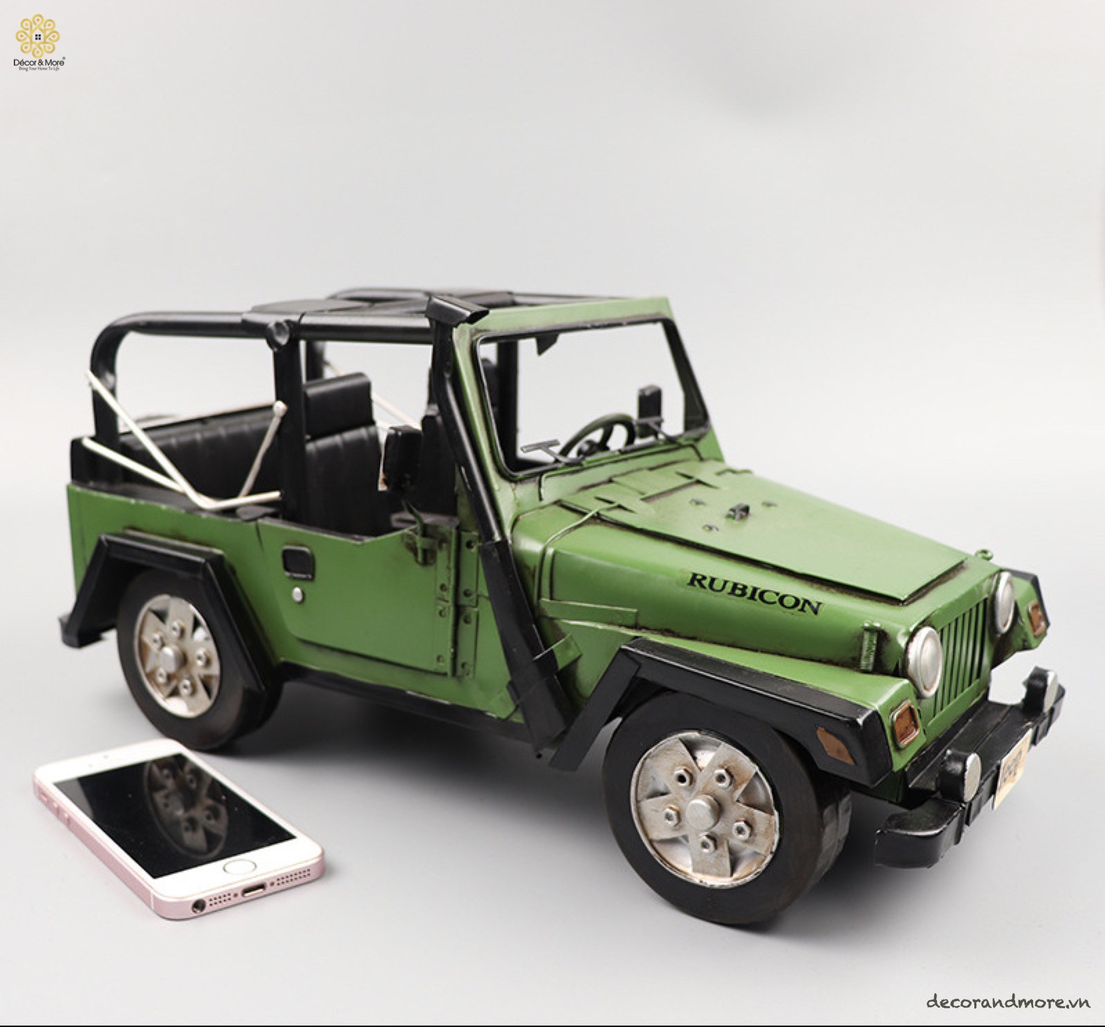 Mô Hình Xe Jeep Wrangler Hoài Cổ - Trang Trí Vintage