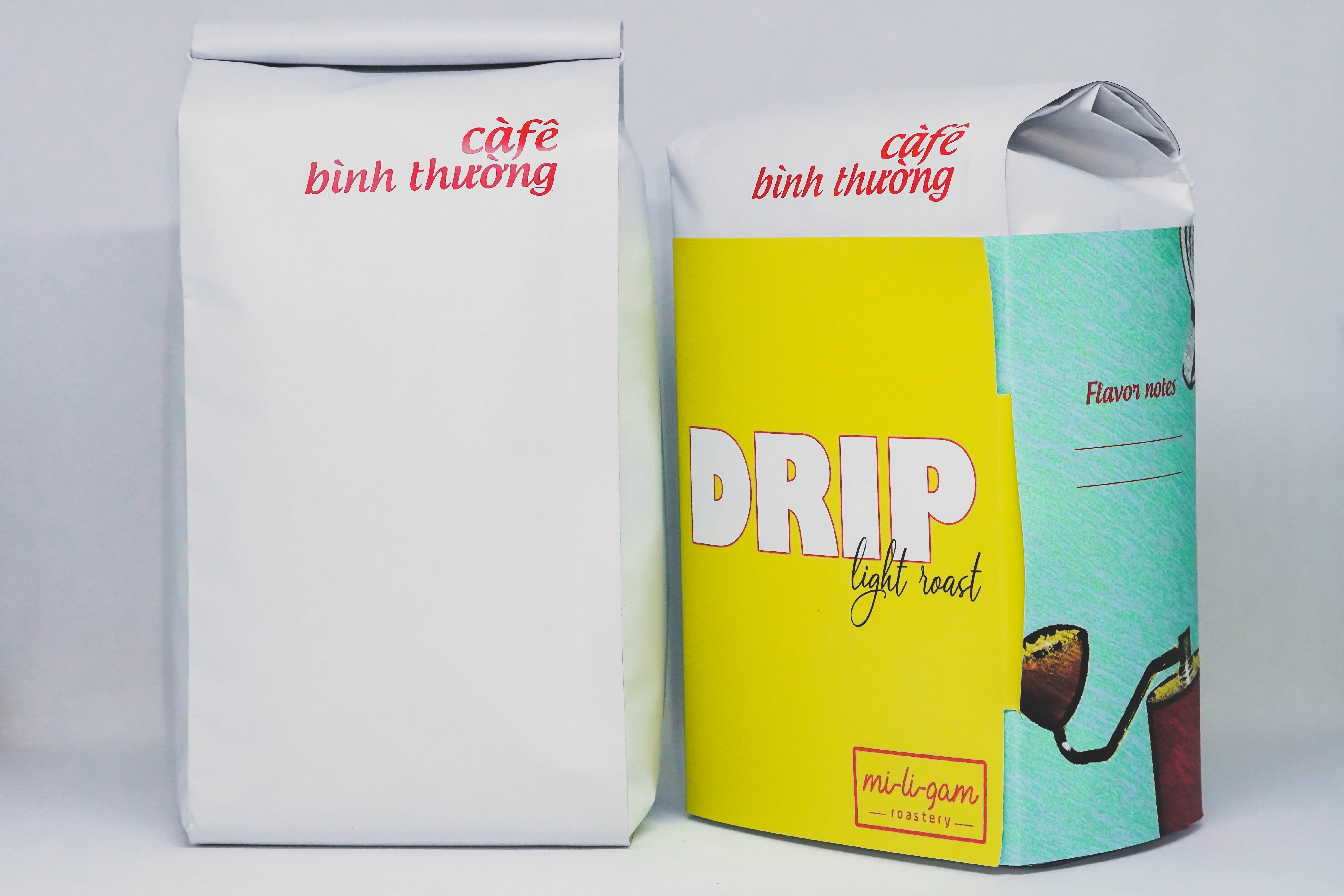 Cà Phê Robusta Pha Espresso / Cà Phê Hạt - 500g | mi-li-gam roastery #miligam cà phê rang xay pha máy espresso, pha máy văn phòng