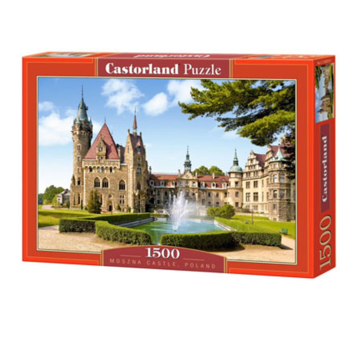 Xếp hình puzzle Moszna Castle, Poland 1500 mảnh CASTORLAND C-150670