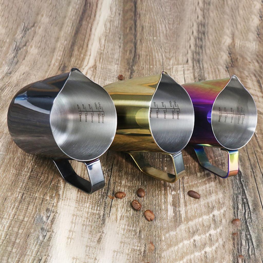 Stainless Steel Frothing Pitcher Kitchen Supplies for Cafe Hotel Restaurant