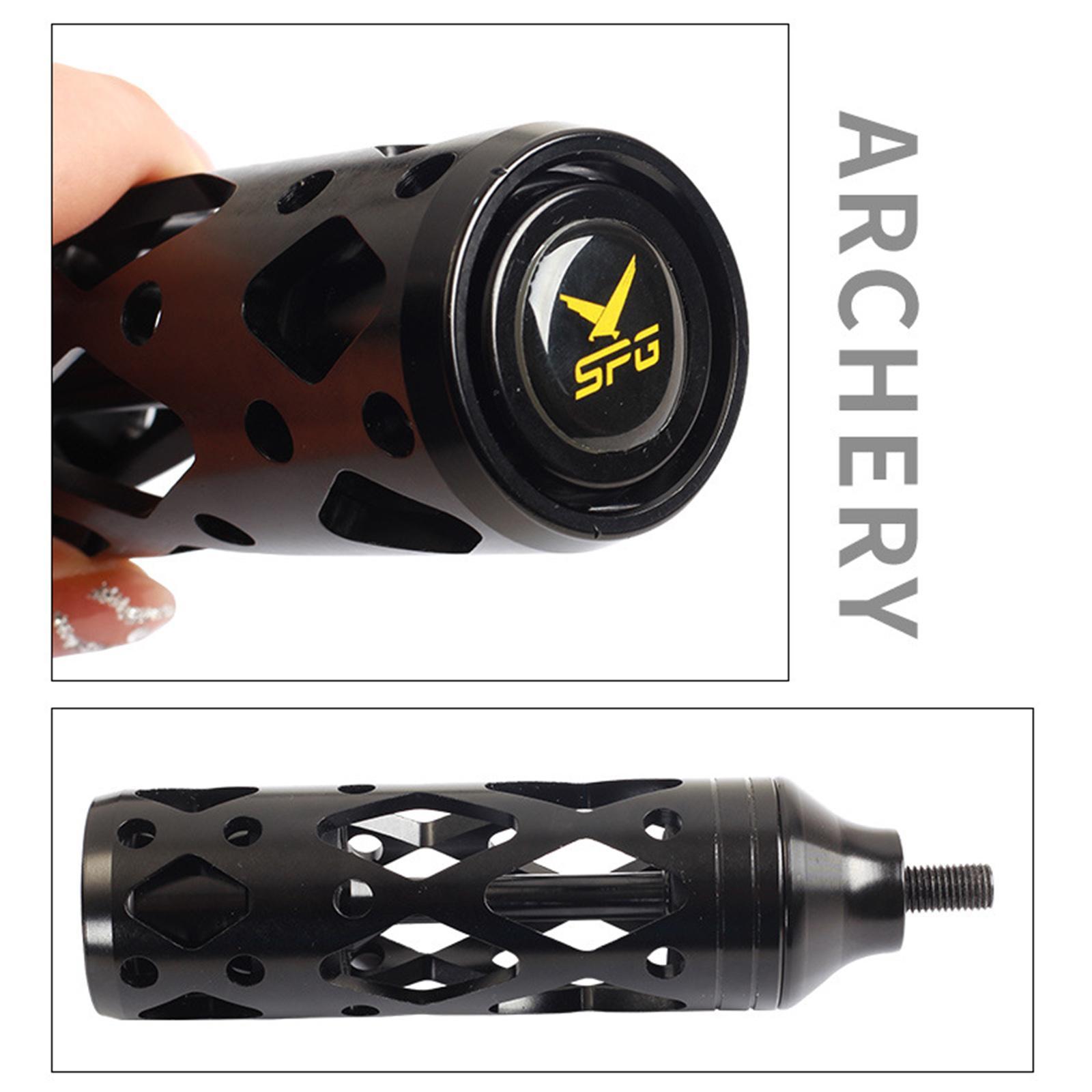 Archery Aluminum Bow Stabilizer Vibration Reduction Hunting Bow Stabilizer Damping for Compound Recurve Bow Accessories
