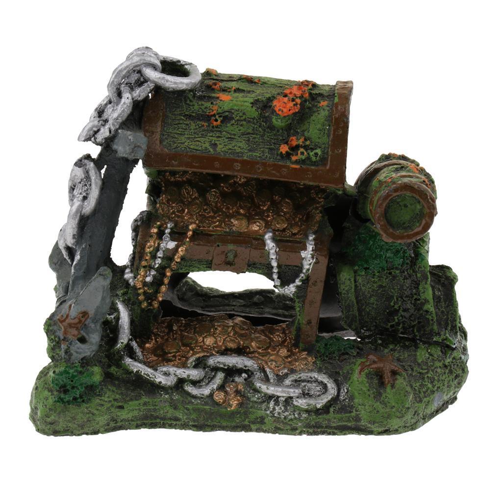 Aquarium Terrarium Landscaping Decor Reptiles Habitat Resin Ornament