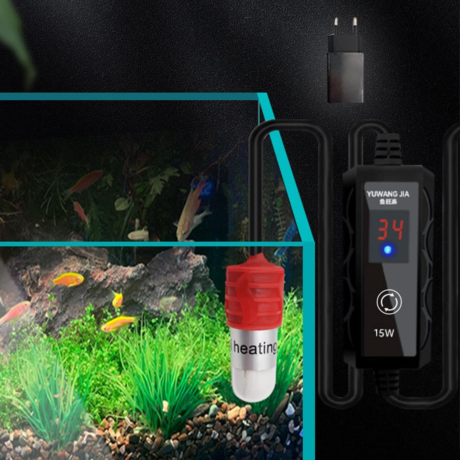 Submersible Thermostat Heat Rod Aquarium Fish Tank Heater Turtle Pond