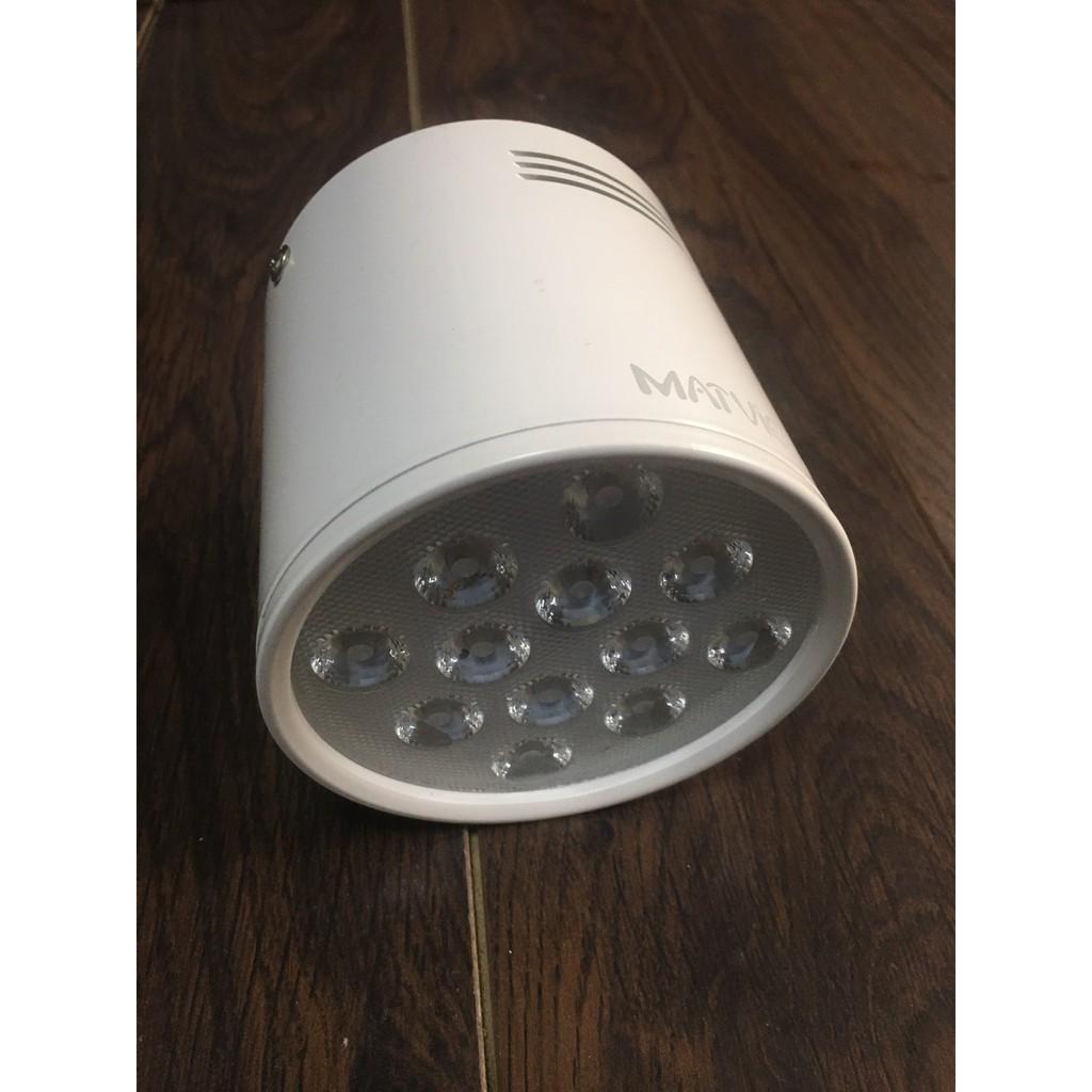 Đèn ống bơ chiếu rọi MV-BR1201-T, 12w- Mắt Việt ,Vỏ trắng. ÁNH SÁNG: Trắng, vàng.