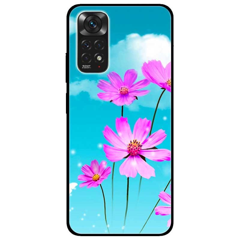 Ốp lưng dành cho Xiaomi Redmi Note 11 4G - Hoa Tím Bầu Trời
