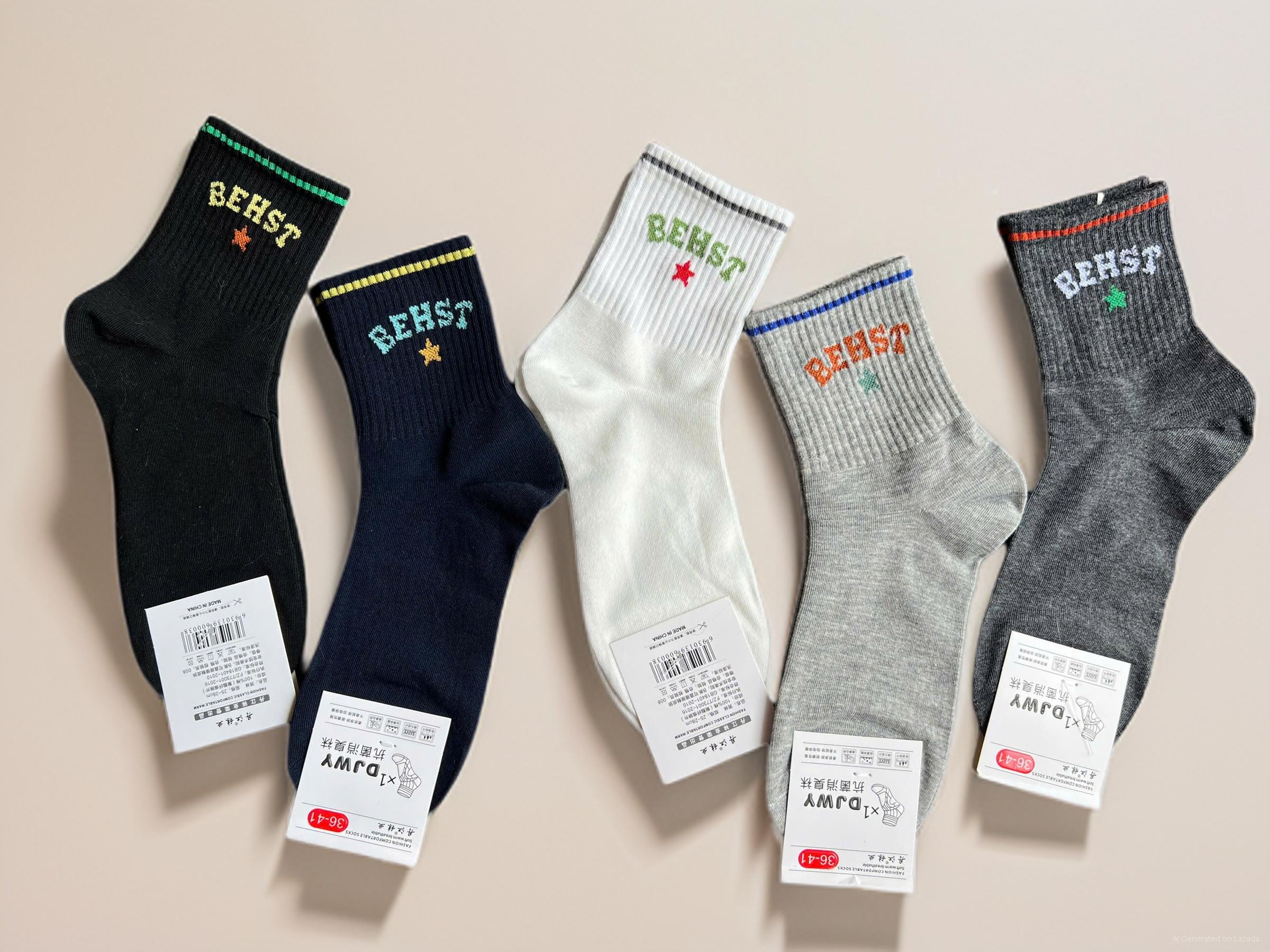 SET 5 ĐÔI TẤT VỚ NAM CỔ CAO MÃ 28 DÀNH CHO NAM