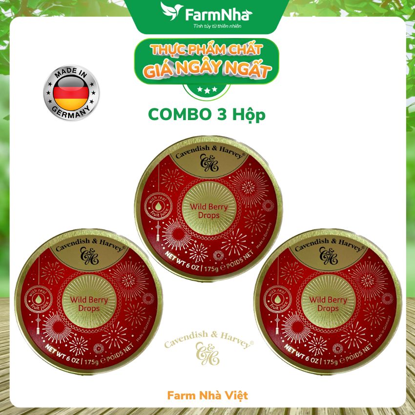 Kẹo Trái Cây Cavendish & Harvey Vị Wild Berry Phiên Bản Đặc Biệt Xuân Năm Mới