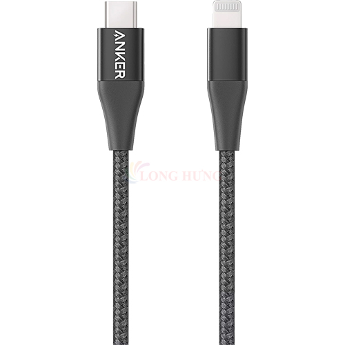 Cáp USB Type-C to iP Anker MFI PowerLine+ II 0.9m A8652/1.8m A8653 - Hàng chính hãng