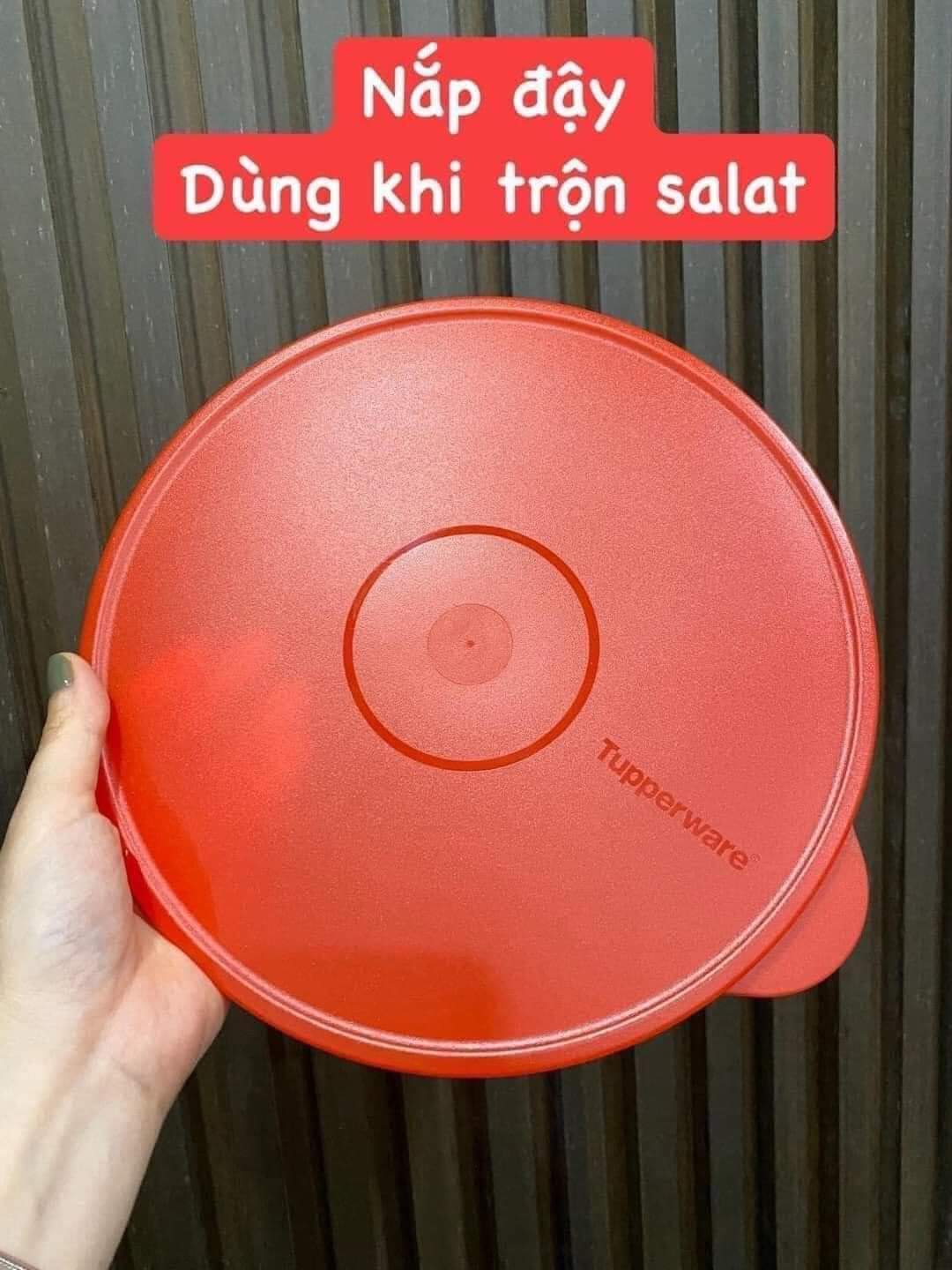 Dụng cụ quay rau Tupperware chính hãng - màu đỏ