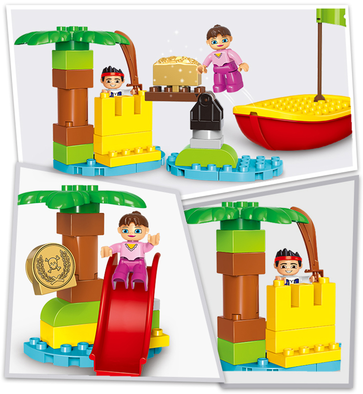 Lắp ráp kho báu cướp biển Gorock 1017