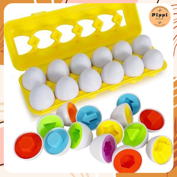 Đồ Chơi Trứng Nối Matching Egg Giúp Bé Phát Triển Vận Động Thô Tư Duy Thông Minh