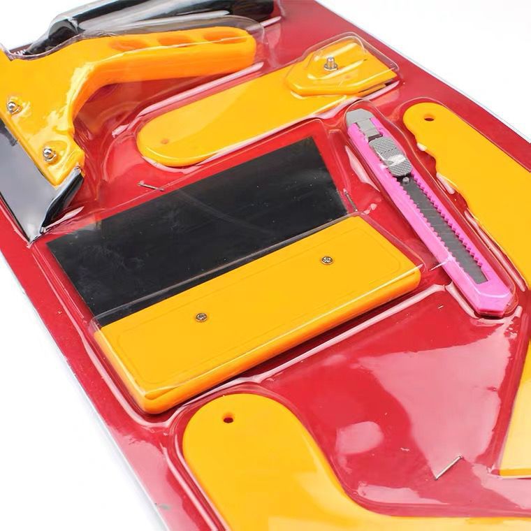 Bộ dụng cụ dán tem xe decal phim cách nhiệt cho xe hơi ô tô 7 chi tiết