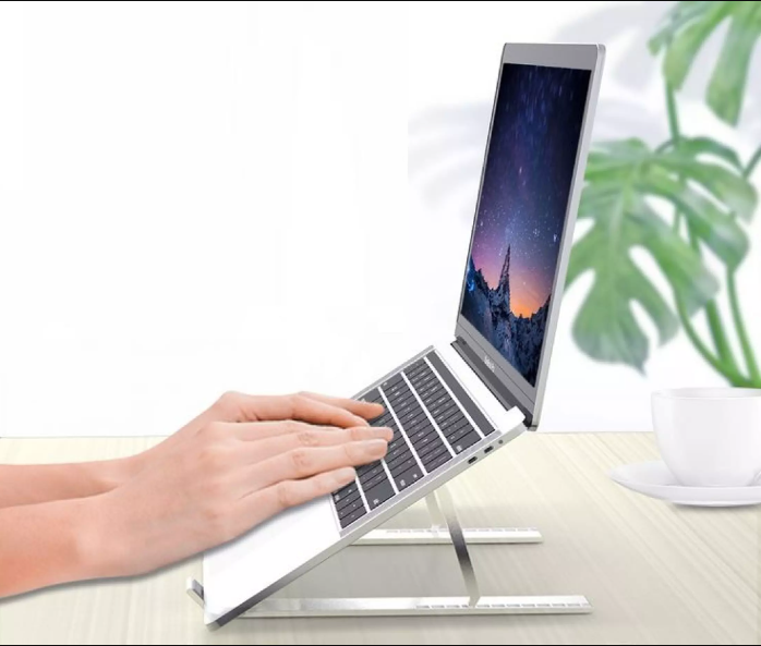 Giá đỡ laptop - macbook - máy tính bảng Tản nhiệt tốt, gấp gọn bằng chất liệu nhựa cao cấp ABS cứng cáp chắc chắn