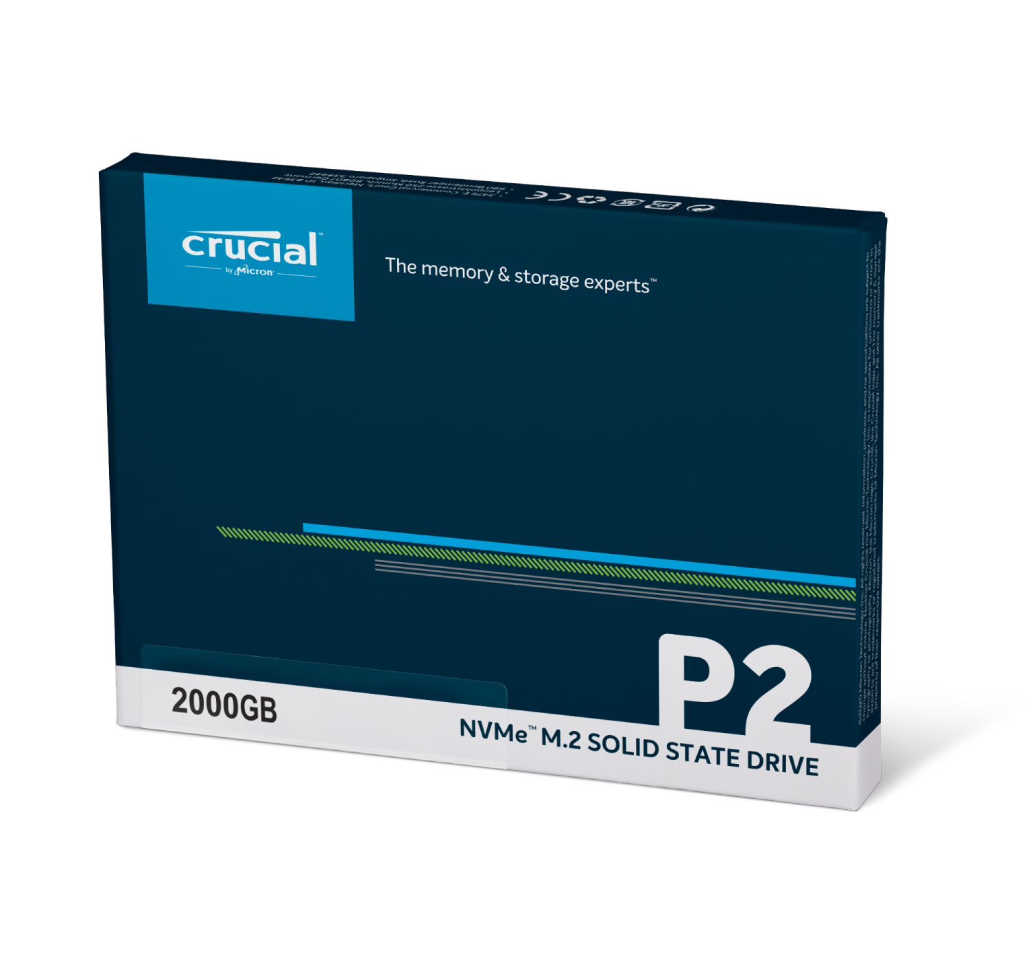 SSD Crucial P2 2TB NVMe 3D-NAND M.2 PCIe Gen3 x4 – CT2000P2SSD8 - HÀNG CHÍNH HÃNG
