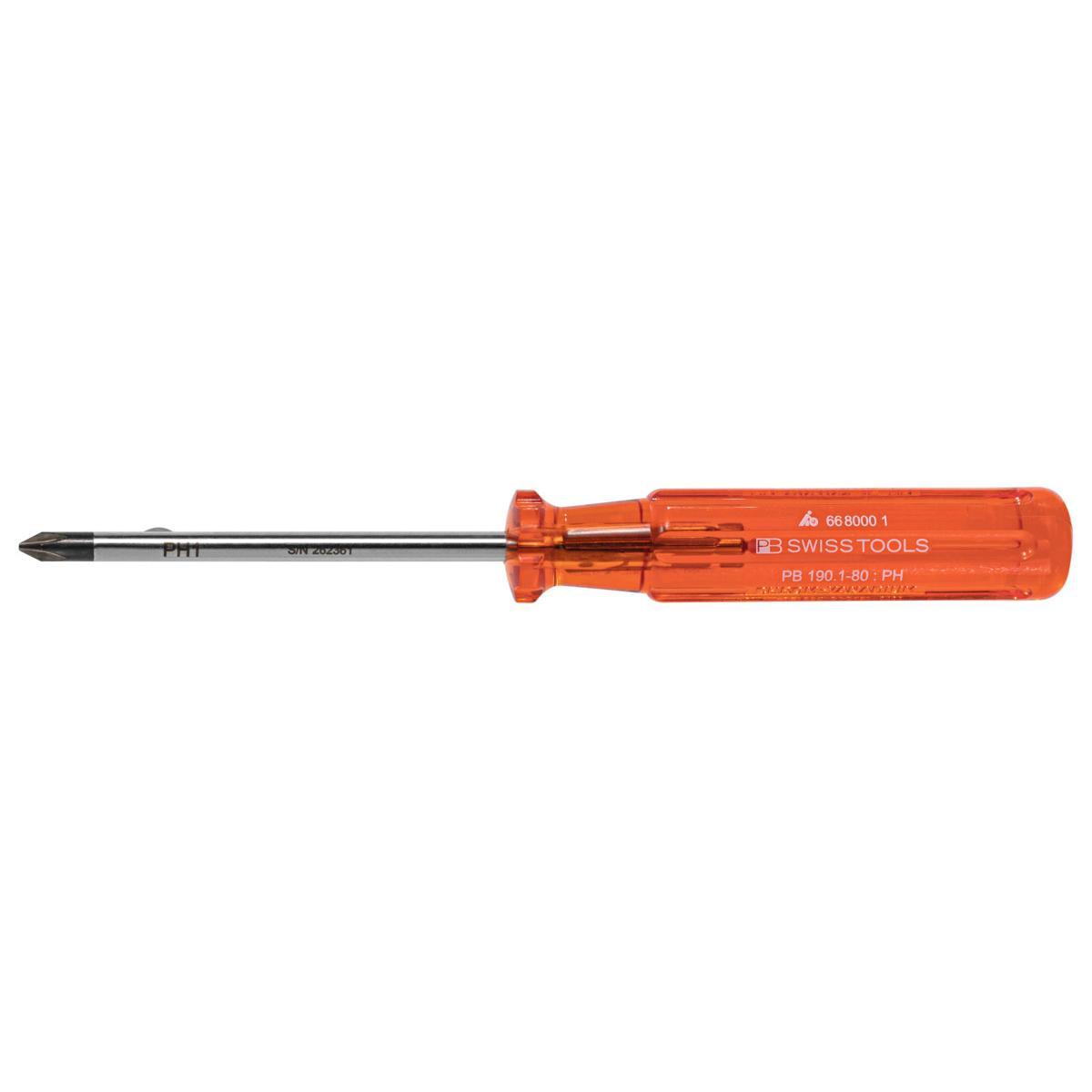 Tua Vít Pb Swiss Tools Phillips 1 Tay Cầm Classic Bằng Nhựa Pb 190.1-80 - Hàng Chính Hãng 100% từ Thụy Sỹ
