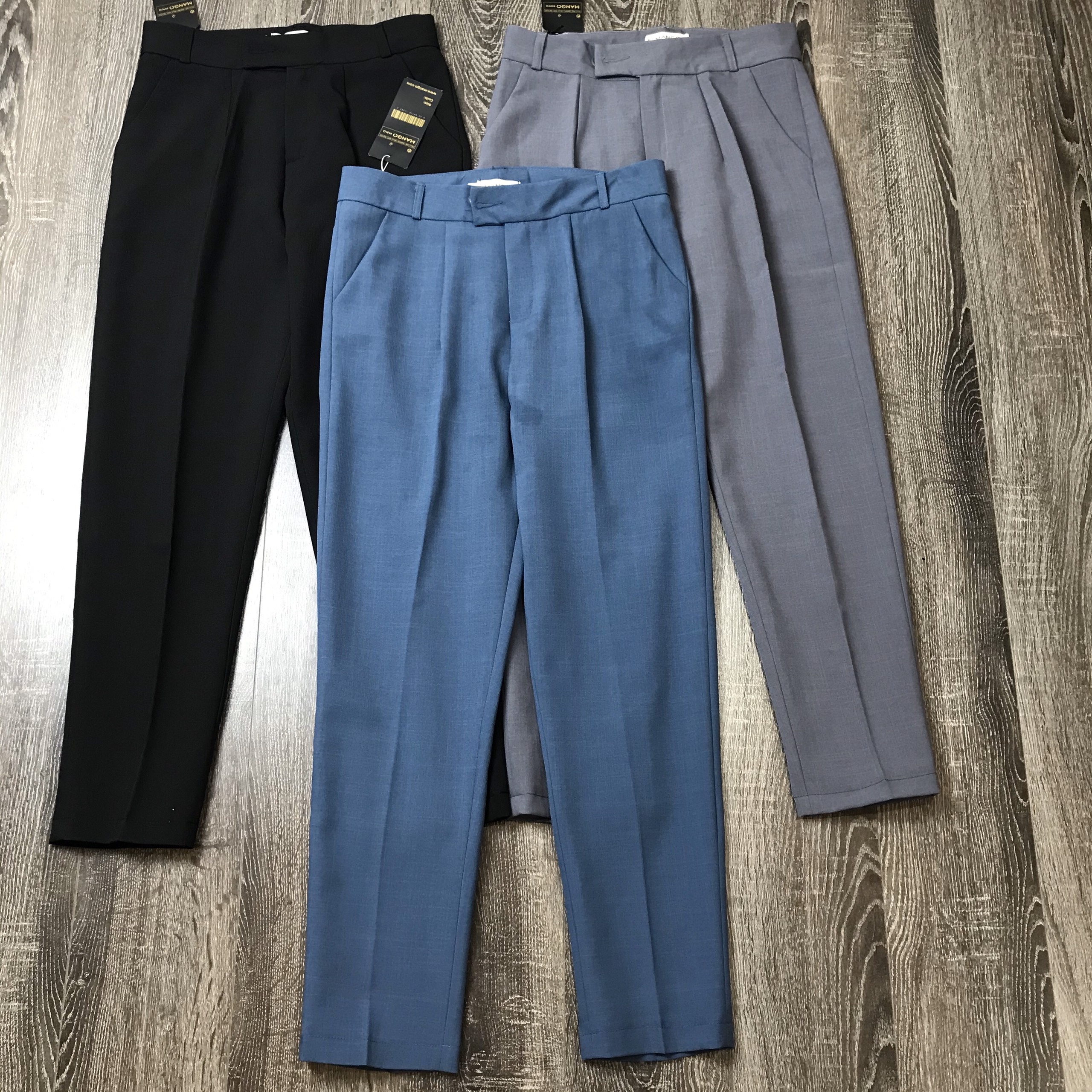 Quần tây nữ Blue Chic lưng cạp cao âu công sở đẹp màu đen xanh xám đồ đi học form chuẩn tôn dáng