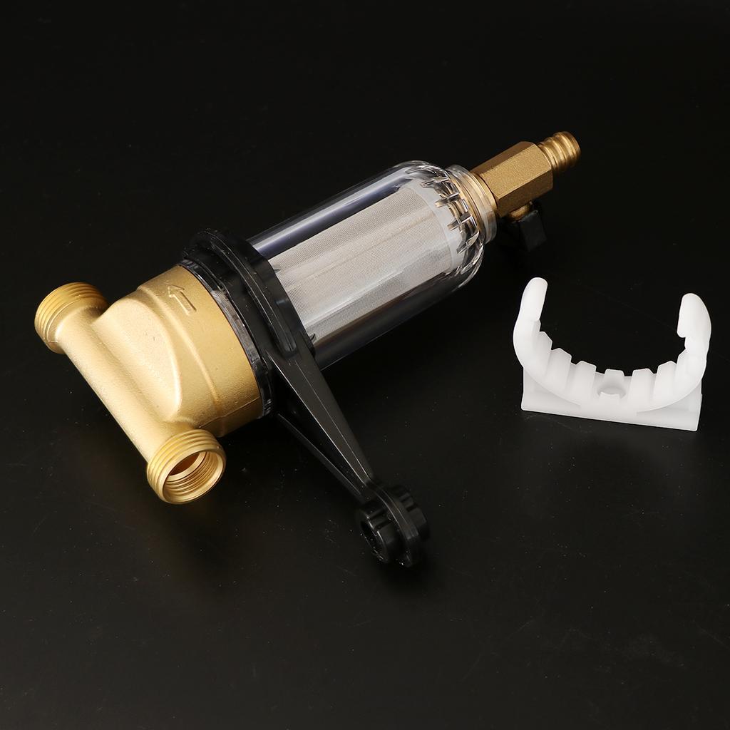 2X Water Filtration System Spin Down Sediment Water Filter 40 Micron 0.75inch
